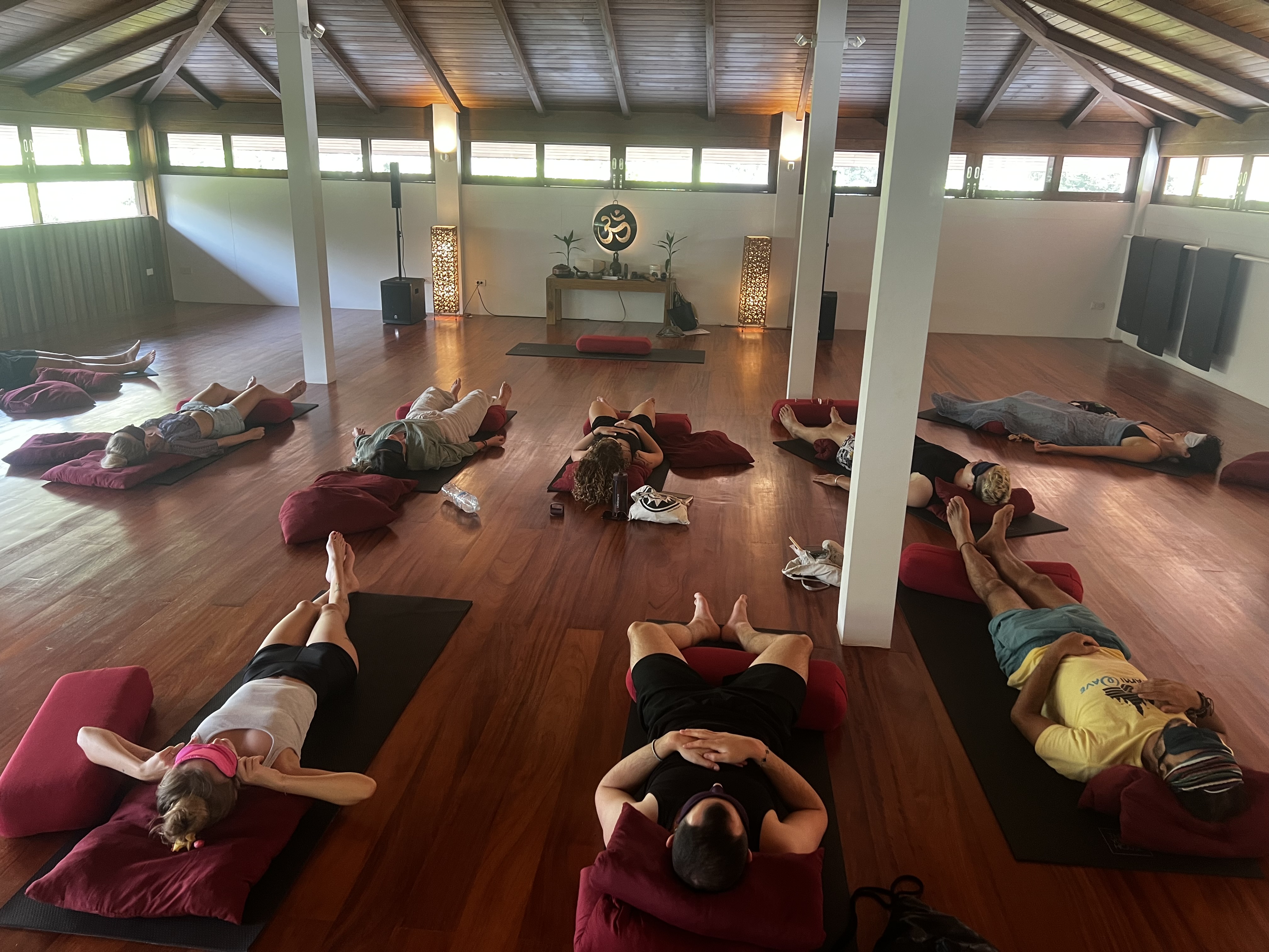 Group nervous system regulation session, Ko Phangan